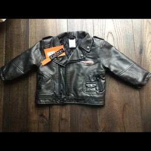 Harley Davidson pleather jacket